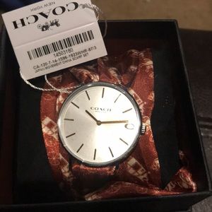 Coach scarf watch NIB